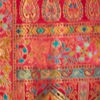 Mustard Yellow Satin Saree
